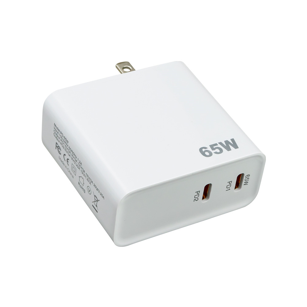 PD65W+PD20W双口充电器