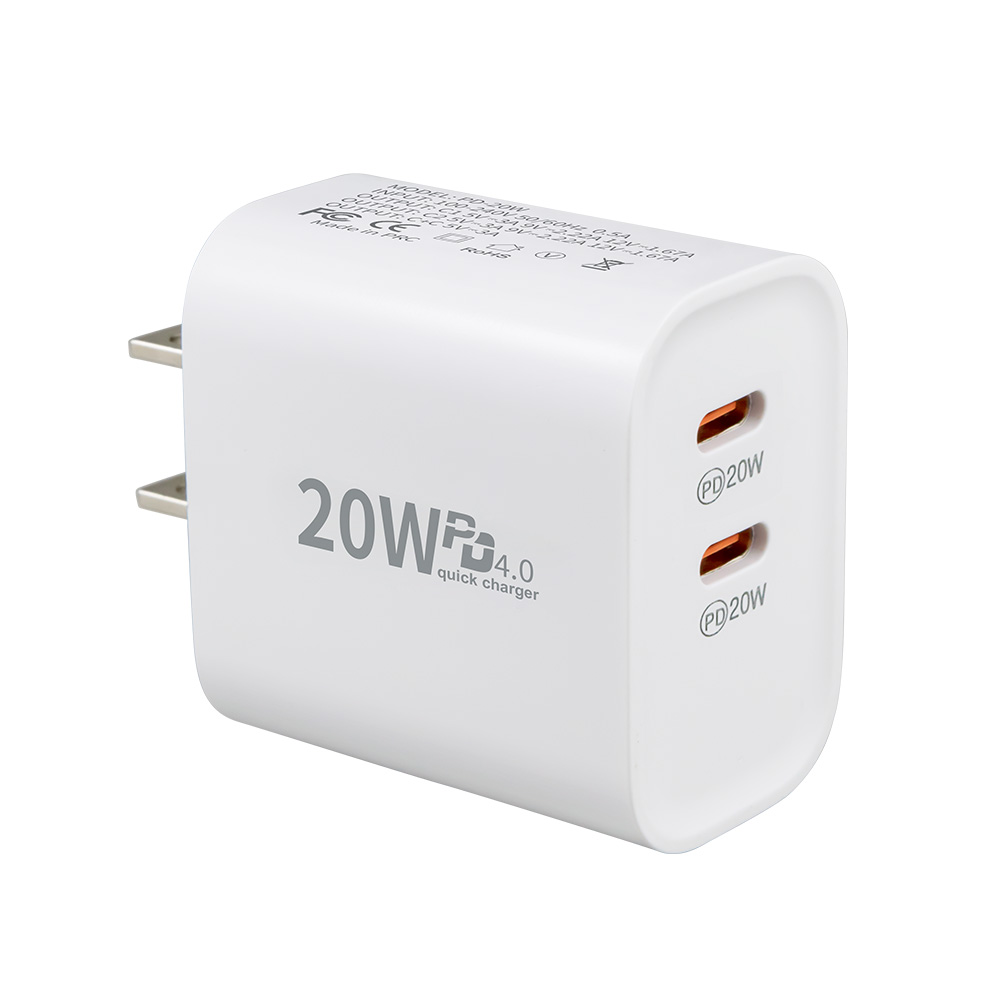 PD20W+20W 双口充电器