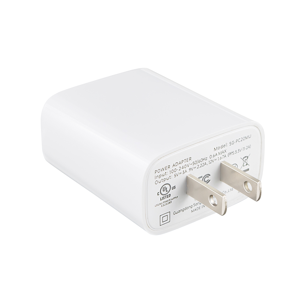 20W 欧美 过认证 单口充电器