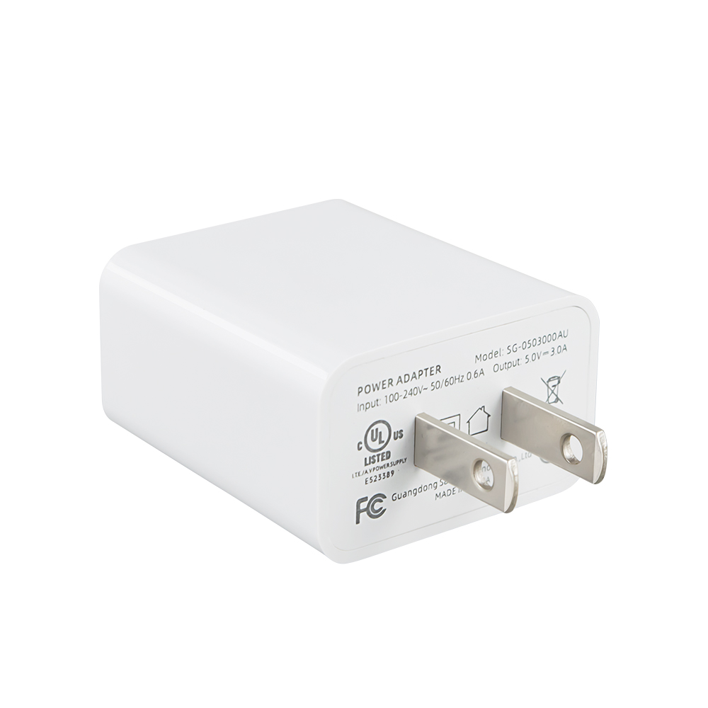 欧美 5V3A 15W 过认证 充电器