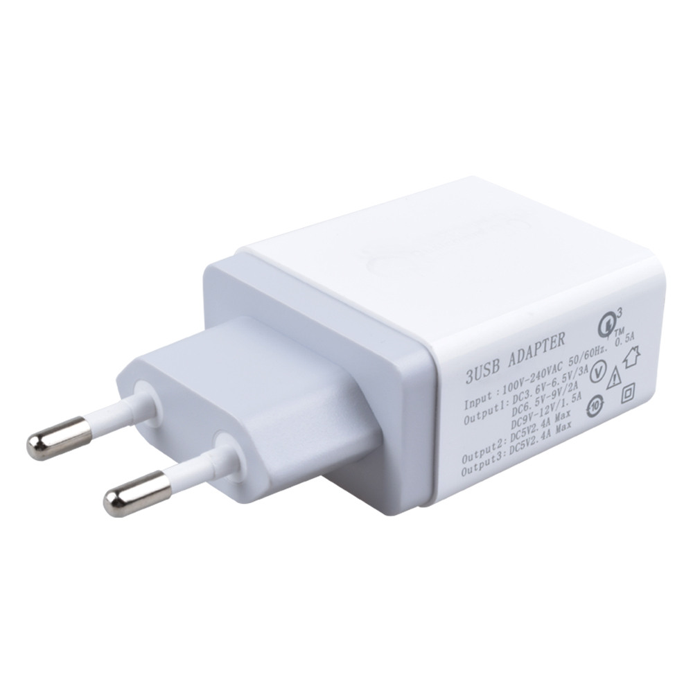 Three Port USB qc3.0 charger