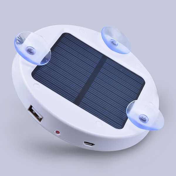 Circular solar charger