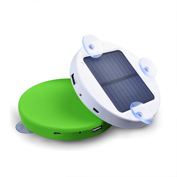 Circular solar charger