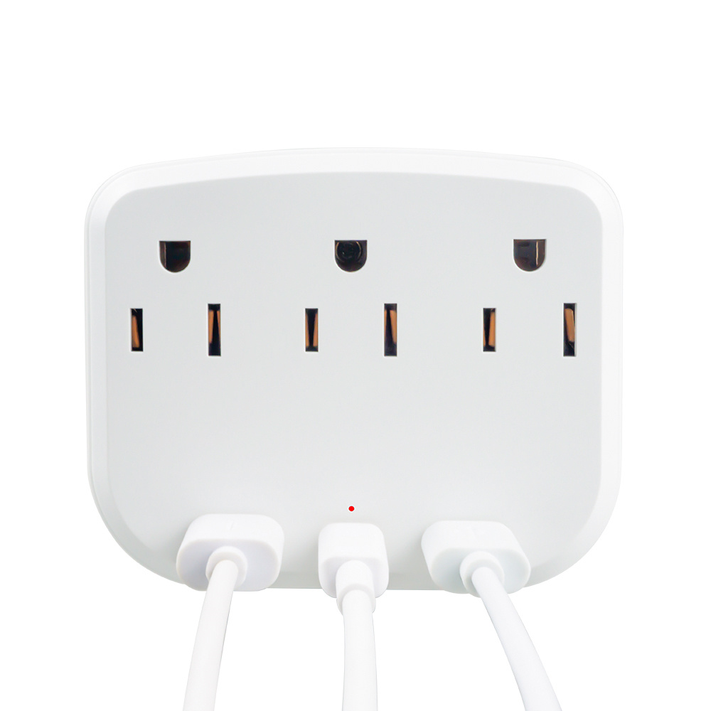 3AC+2USB+Type-c American Wall Plug