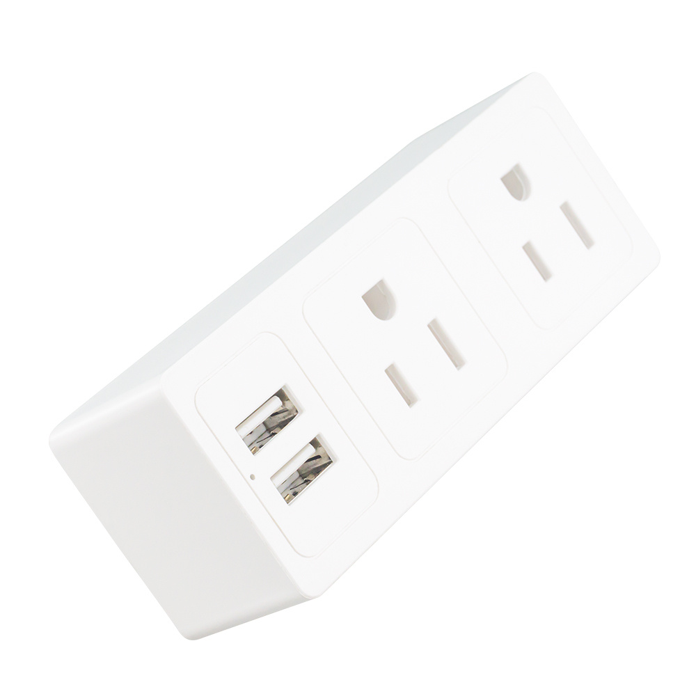 2usb + 2Ac American wall plug