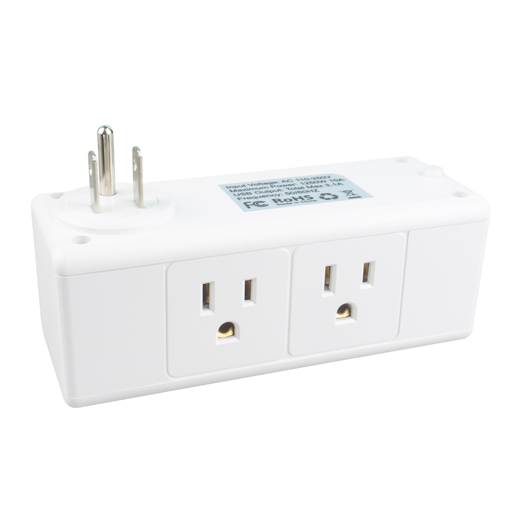 4USB + 6ac American Standard row plug