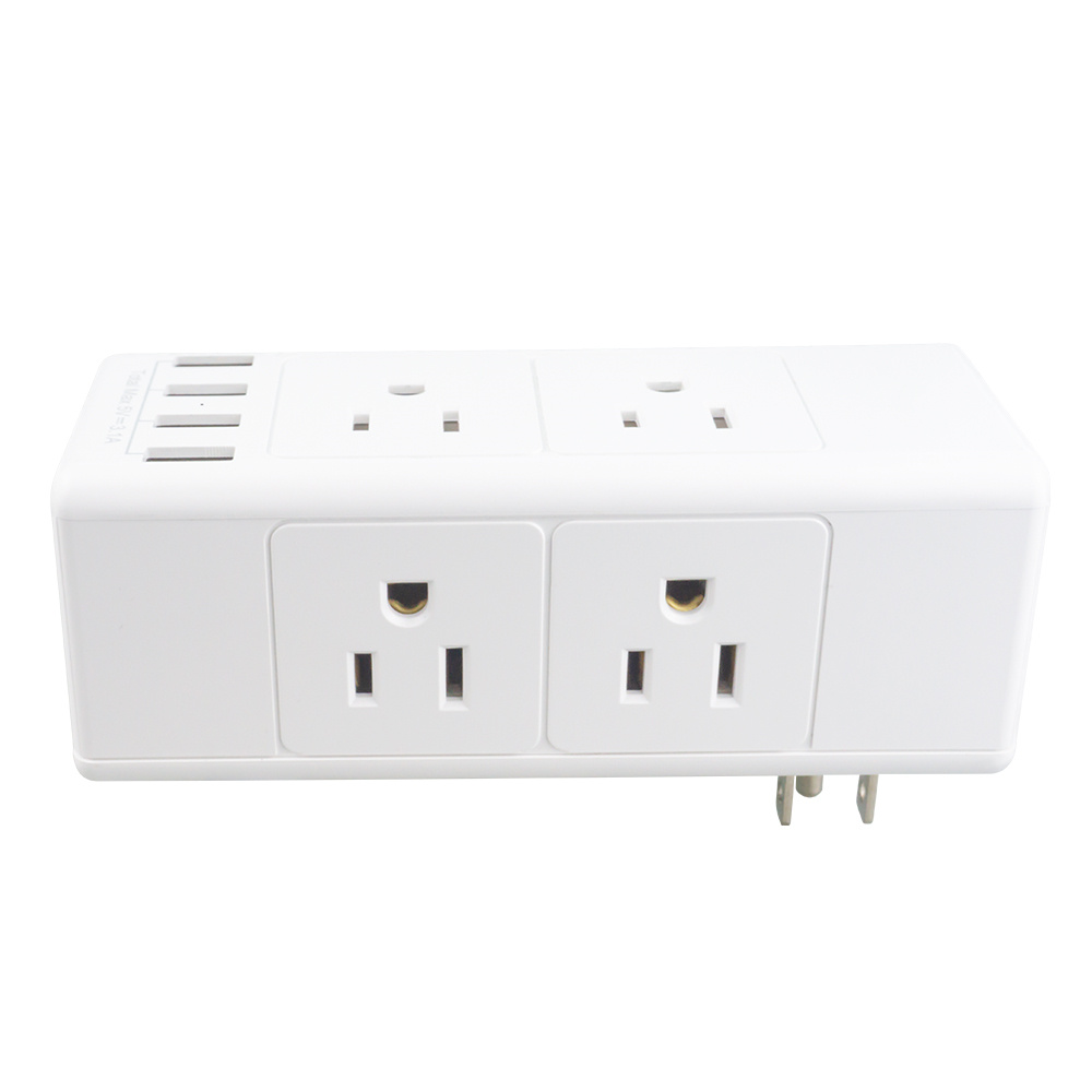 4USB + 6ac American Standard row plug