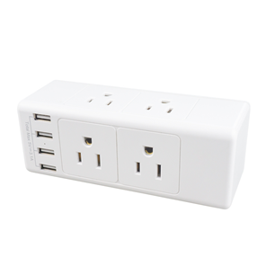 4USB + 6ac American Standard row plug